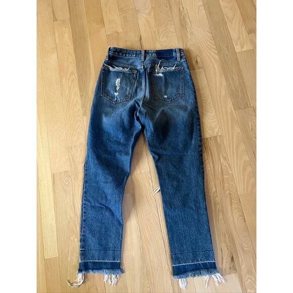 Abercombie & Fitch Distressed High Rise Skinny Jeans - Picture 5 of 6